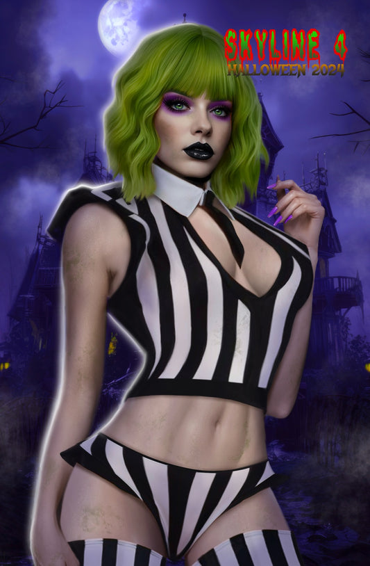 SKYLINE #4, Beetle Juice Homage, Halloween 2024