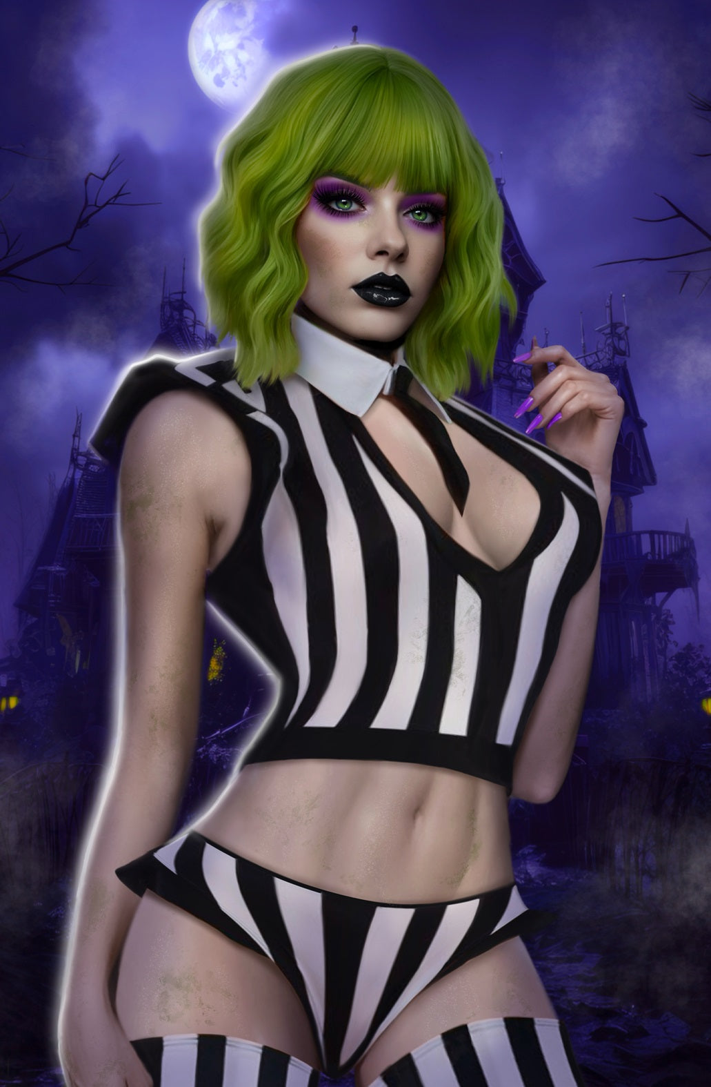 SKYLINE #4, Beetle Juice Homage, Halloween 2024