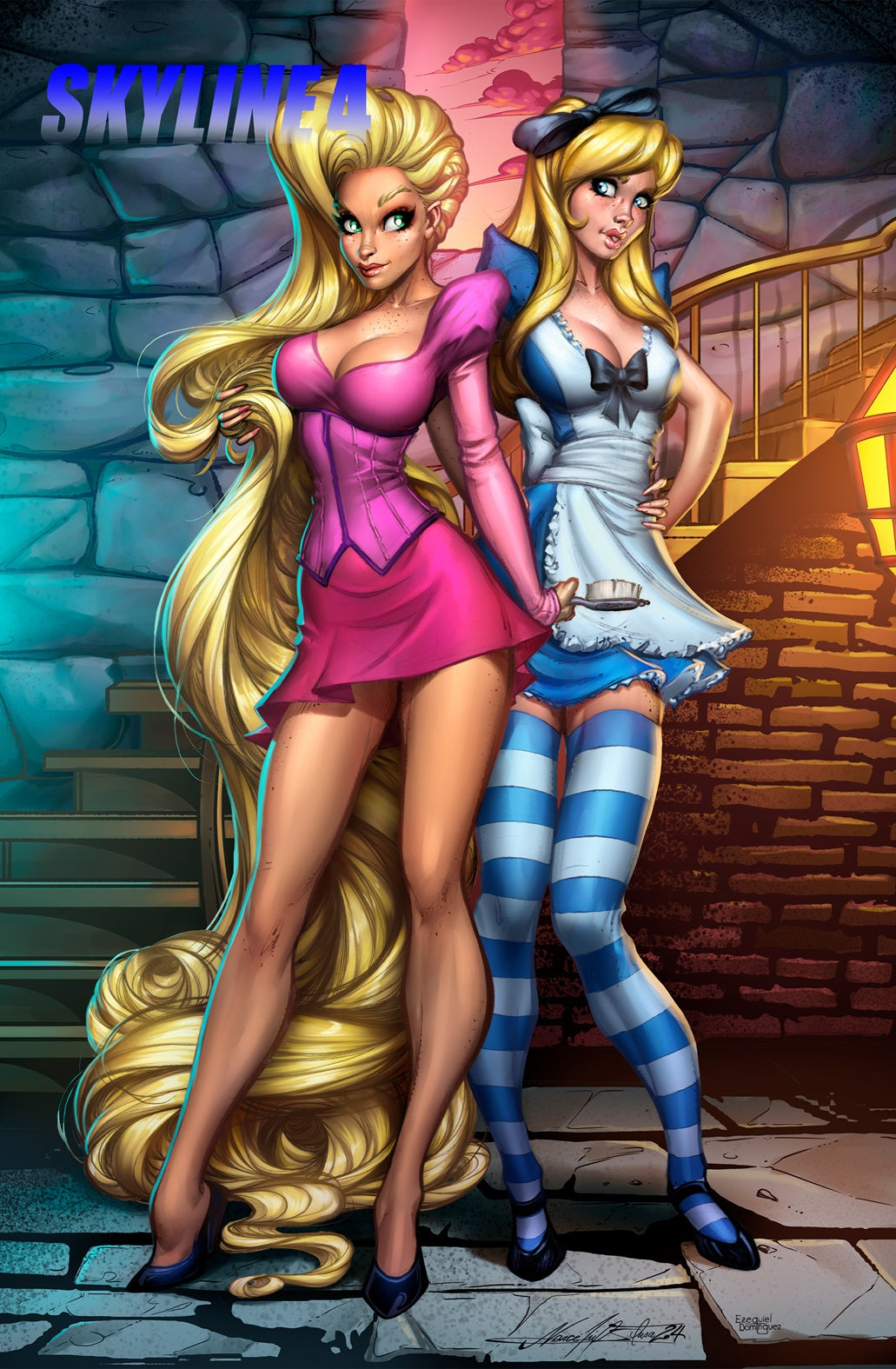 SKYLINE #4, Rapunzel & Alice