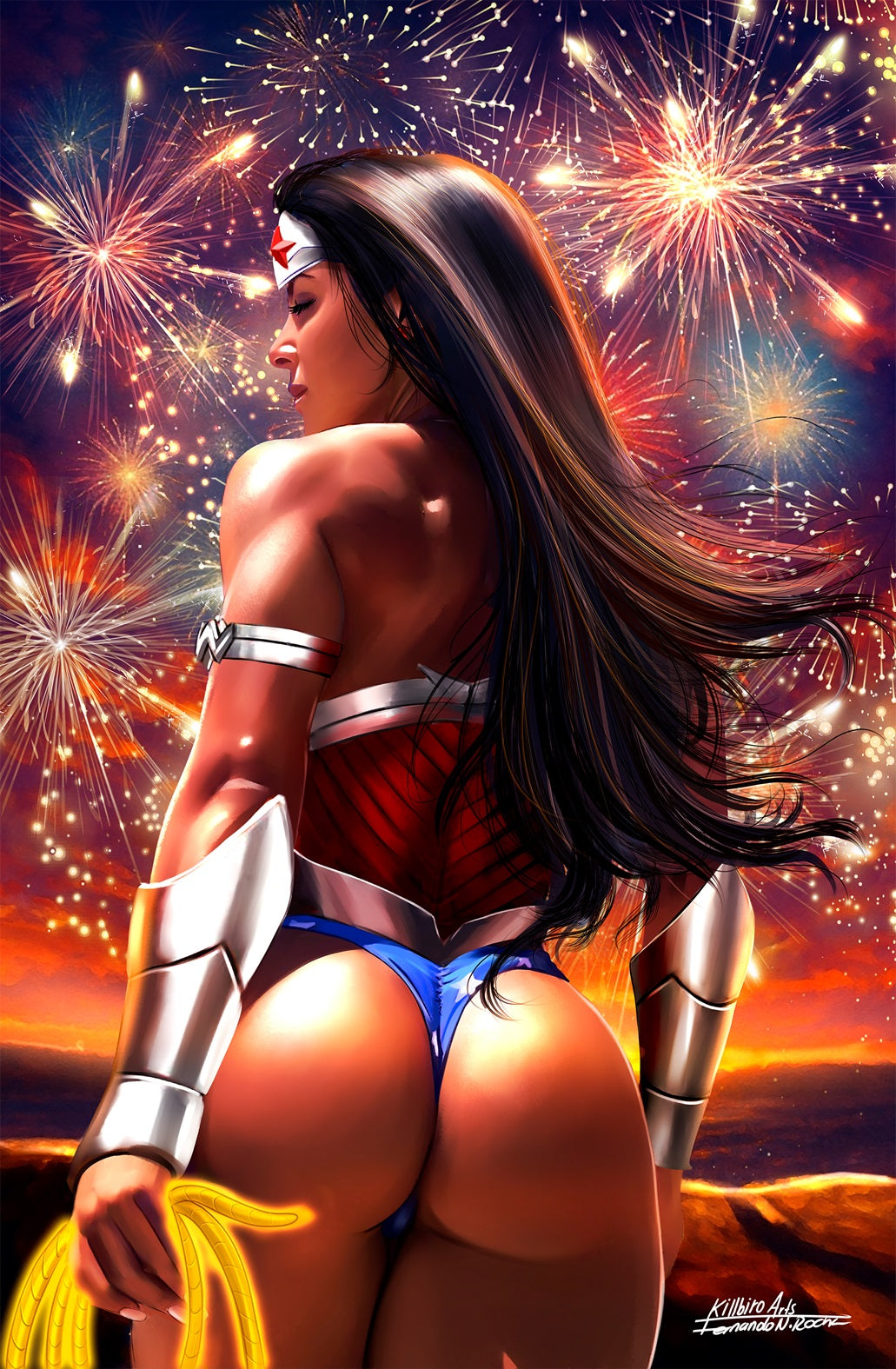 SKYLINE #4, Bicentannial Wonder Woman